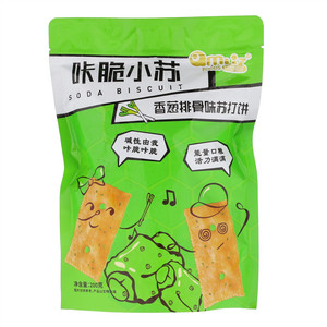 阿蜜丽滋咔脆小苏（香葱排骨味苏打饼）