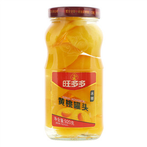 旺多多冰糖黄桃罐头