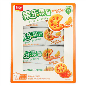 嘉士利果乐果香香橙口味果酱夹心饼干