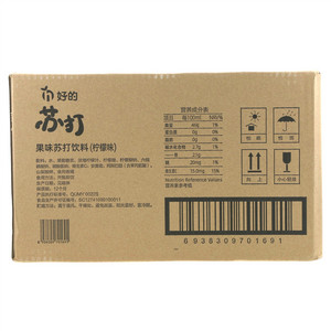 名仁柠檬味果味苏打饮料