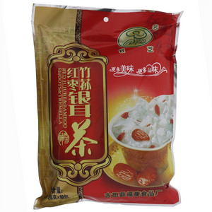银芝红枣竹荪银耳茶
