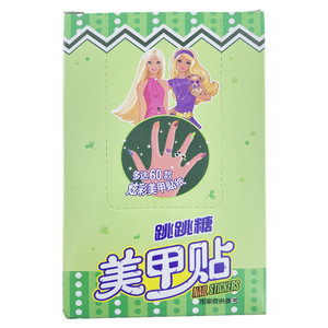 博桉食品美甲贴跳跳糖