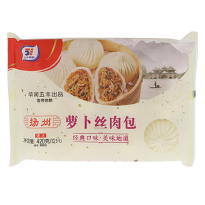 五丰冷食扬州萝卜丝肉包