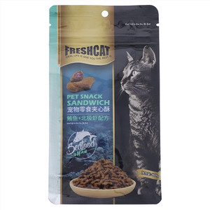 FRESHCAT鲔鱼+北极虾配方宠物零食夹心酥