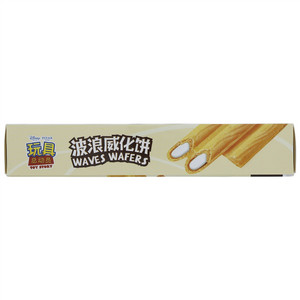 田趣玩具总动员白巧克力味波浪威化饼