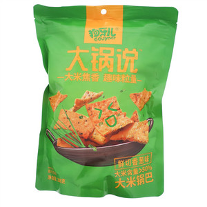 狗牙儿鲜切香葱味大米锅巴