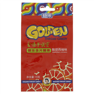 金嗓子喉宝都乐酸甜西柚味含片糖果
