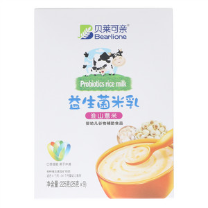 贝莱可亲淮山薏米益生菌米乳