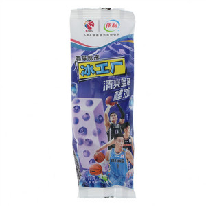 伊利冰工厂清爽蓝莓棒冰