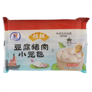 五丰冷食豆腐猪肉小笼包
