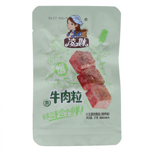 凌妹素牛肉粒烧烤味