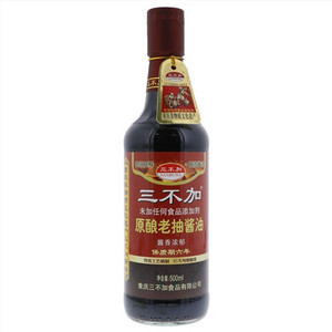 三不加原酿老抽酱油