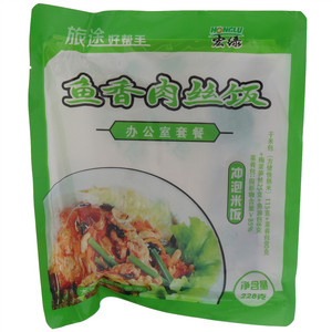 宏绿鱼香肉丝饭