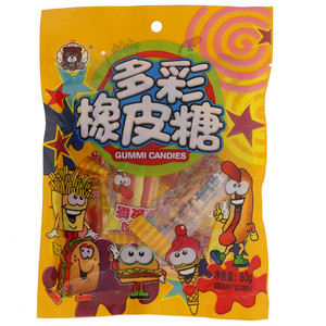 贝壳熊多彩橡皮糖