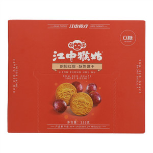 江中猴姑朗姆红提酥性饼干