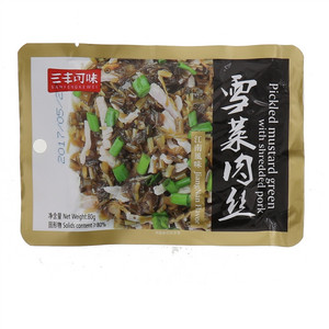 三丰可味雪菜肉丝80g