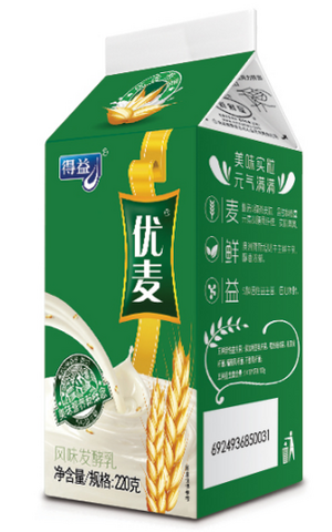 得益优麦风味发酵乳