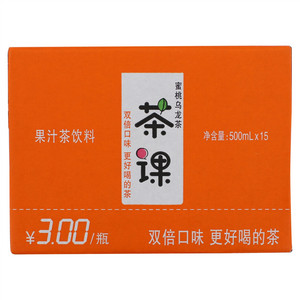 今麦郎茶课蜜桃乌龙茶