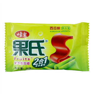 峰樂果氏果冻泡泡糖（西瓜味）