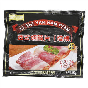 龙大美食西式烟腩片（培根）