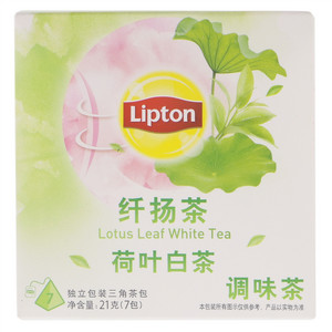 立顿纤扬茶荷叶白茶调味茶 24X7X3G