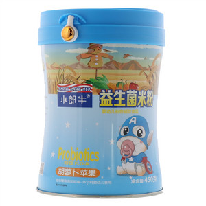 小郎牛胡萝卜苹果益生菌米粉