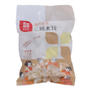 美食林猪肉茴香三圆水饺