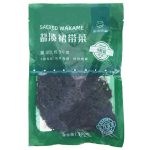 黑眼睛盐渍裙带菜