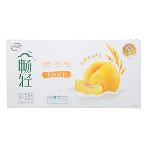 伊利畅轻黄桃果粒风味发酵乳