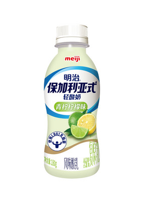 meiji明治青柠柠檬味保加利亚式轻酸奶
