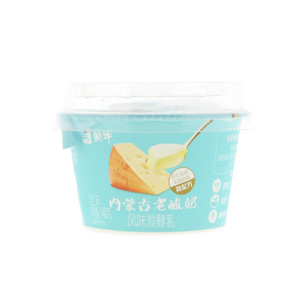蒙牛内蒙古老酸奶风味发酵乳（芝士味）140克