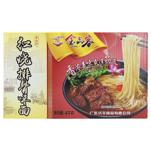 金品客红烧排骨味面