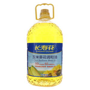 长寿花玉米葵花调和油5L
