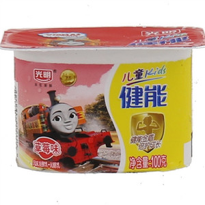 光明健能儿童KIDS风味发酵乳●优酪乳(草莓味)