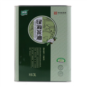 绿海茶籽油3L压榨茶油