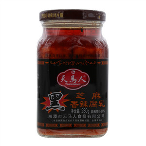 天馬人黑芝麻香辣腐乳