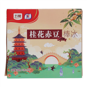五丰桂花赤豆棒冰
