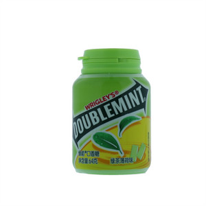 绿箭绿茶薄荷口香糖 64克/瓶