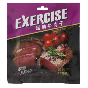 富农山庄黑椒味运动牛肉干