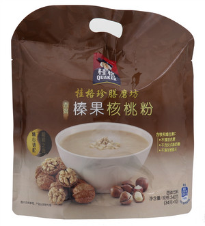 桂格珍膳磨坊榛果核桃粉34克*10包