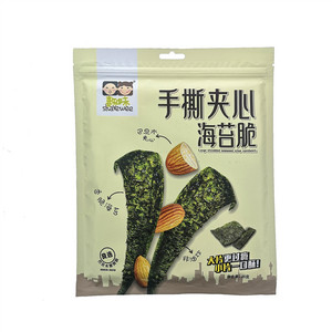 喜知味sharewee巴旦木夹心手撕夹心海苔脆