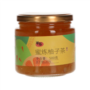 可名蜜炼柚子茶罐头