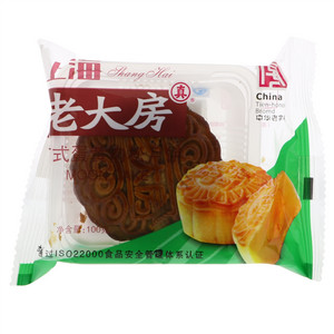老大房蛋黄肉松月饼100g