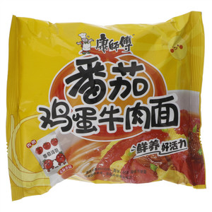 康师傅番茄鸡蛋牛肉袋面
