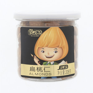悦记飘香扁桃仁208克