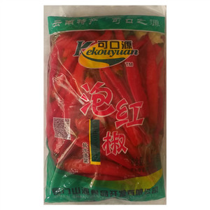 可口源泡红椒