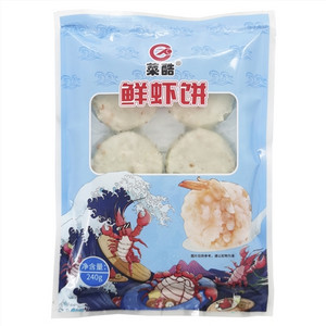 菜酷鲜虾饼