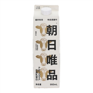朝日唯品娟姗牛乳
