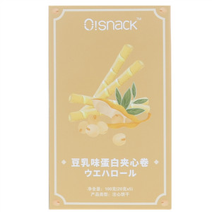 O!Snack豆乳味蛋白夹心卷