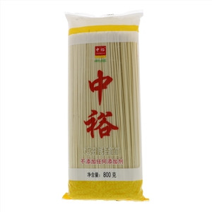 中裕鸡蛋挂面800g